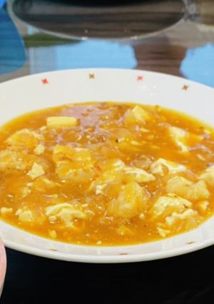 素を使って簡単麻婆えび豆腐-レシピのメイン写真