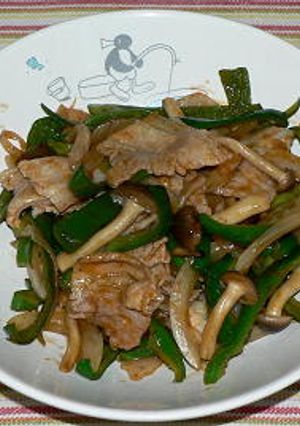豚バラ肉とピーマンのトマトケチャップ炒め-レシピのメイン写真