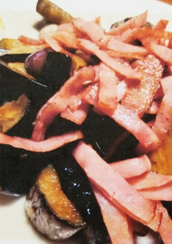 簡単！茄子とベーコンのにんにく醤油炒め-レシピのメイン写真
