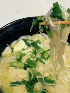 疲労回復・ふんわり卵でニラ玉煮麺-レシピのメイン写真