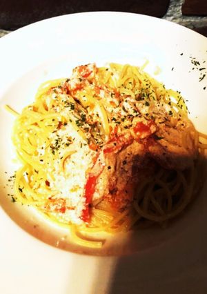 トマトクリーム明太子パスタ-レシピのメイン写真