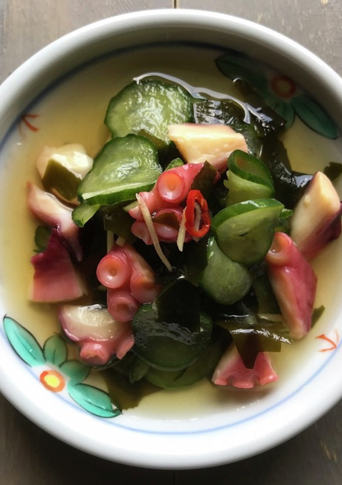 たこと胡瓜の酢の物-レシピのメイン写真