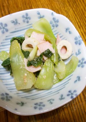 チンゲン菜とちくわのおひたし-レシピのメイン写真
