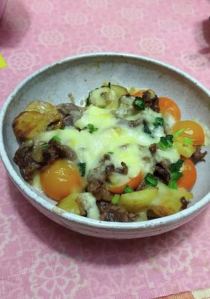 簡単♡牛肉と野菜のグラタンもどき-レシピのメイン写真