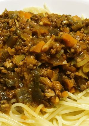 野菜増し増し！自家製ミートソース-レシピのメイン写真