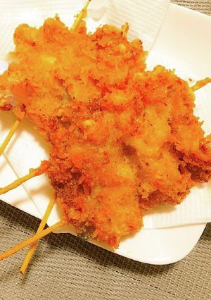居酒屋風♪豚バラにんにく挟み揚げ-レシピのメイン写真