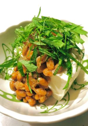 大葉と納豆の冷奴-レシピのメイン写真