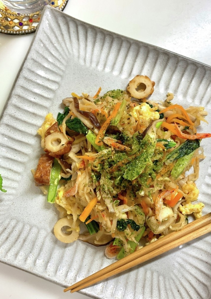 低糖質・切り干し大根の和風焼きそば風-レシピのメイン写真