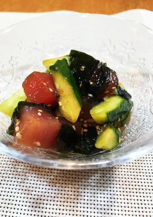 マグロときゅうりのさっぱり和え-レシピのメイン写真