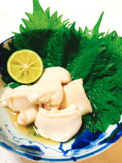天然真鯛の白子ポン酢-レシピのメイン写真