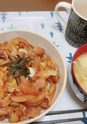 甘タレ牛とじ丼-レシピのメイン写真
