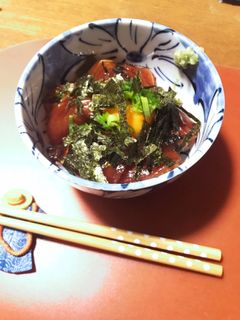 簡単!ごま油香る♪漬けまぐろ丼-レシピのメイン写真