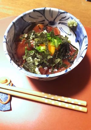 簡単！ごま油香る♪漬けまぐろ丼-レシピのメイン写真
