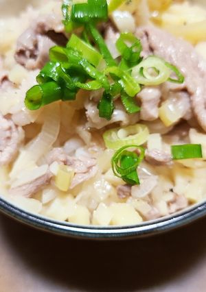 新生姜ねぎ塩だれであっさり豚丼-レシピのメイン写真
