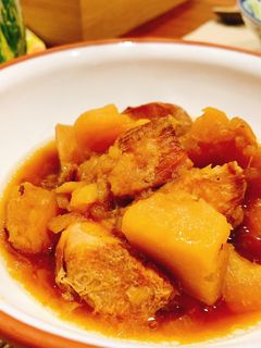 豚角煮の残り汁で、絶品肉じゃが!-レシピのメイン写真