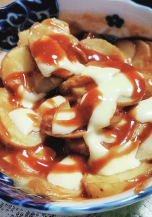 じゃがチーズ焼き(ミートソース風)-レシピのメイン写真