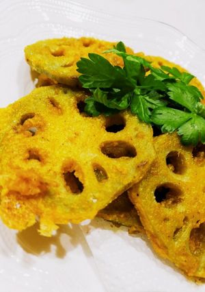 れんこん☆カレー天ぷら-レシピのメイン写真