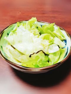 簡単◎レタスの塩昆布和え-レシピのメイン写真