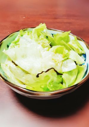 簡単◎レタスの塩昆布和え-レシピのメイン写真