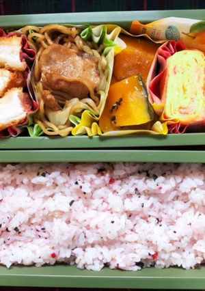 高校生弁当日記（チキンカツ弁当編）-レシピのメイン写真