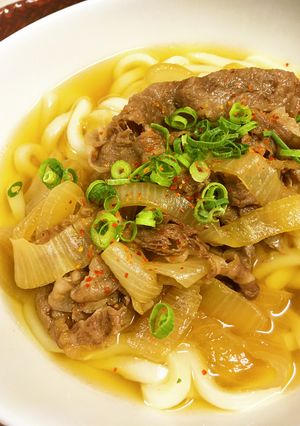 旬の新玉ねぎde早旨な☆NEW!肉うどん-レシピのメイン写真