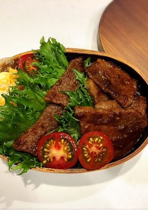 のっけ弁当2021.06.04焼肉-レシピのメイン写真