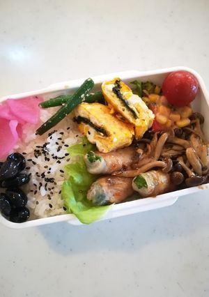ピーマンの肉巻き 高校生のお弁当6/4-レシピのメイン写真