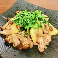 รูปของ 10分以下☆豚肉と長芋のにんにく醤油炒め