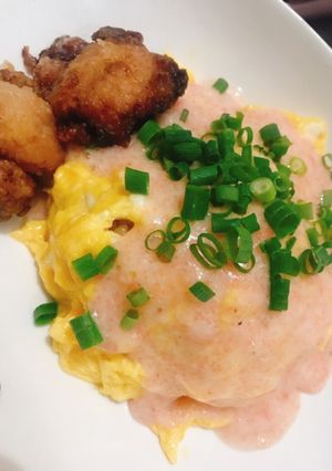 ☆明太子とろろオムライス☆-レシピのメイン写真