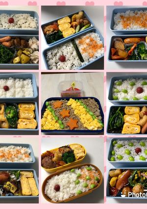 高校生男子のお弁当。こんな感じ！①-レシピのメイン写真