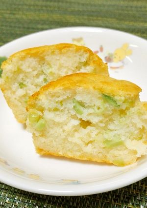 保育園給食★米粉枝豆ケーキ-レシピのメイン写真