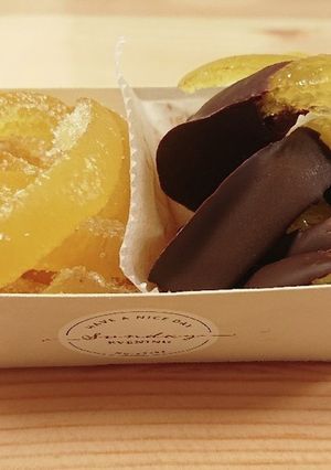 文旦ピールの砂糖掛けとチョコレート掛け-レシピのメイン写真