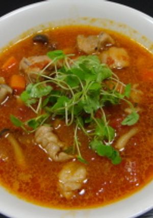 鶏肉と野菜のトマトチーズスープ☆-レシピのメイン写真