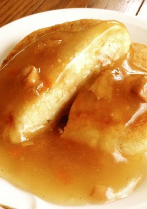 炊き込みご飯の素で豆腐ハンバーグ♪-レシピのメイン写真