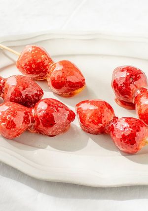 簡単パリパリ！塩いちご飴♪-レシピのメイン写真