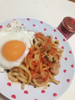 簡単★旨辛ナッツで韓国風焼きうどん-レシピのメイン写真