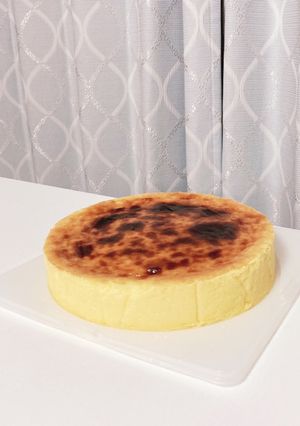泡立て器で簡単！バスクチーズケーキ-レシピのメイン写真