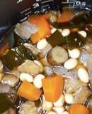 炊飯器で乾燥大豆からの五目豆