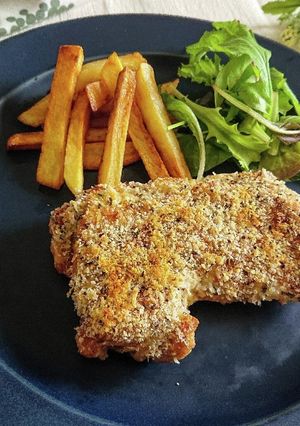 簡単ジューシー!鶏肉の香草パン粉焼き-レシピのメイン写真