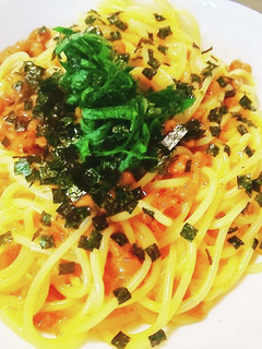 簡単!釜玉納豆パスタ-レシピのメイン写真