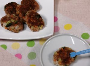 野菜たっぷりお餅おやき（発芽玄米粉使用）-レシピのメイン写真
