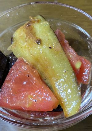 さっぱり！焼き茄子のトマトマリネ-レシピのメイン写真