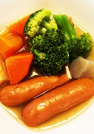 お腹キレイごはん　筑前煮の具スープ洋風味-レシピのメイン写真