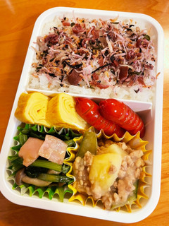 新じゃがのそぼろ煮弁当(覚え書き)-レシピのメイン写真