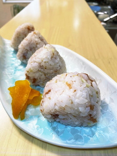 夏おにぎり!『梅とみょうが』おにぎり-レシピのメイン写真