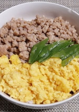 三色そぼろ丼-レシピのメイン写真