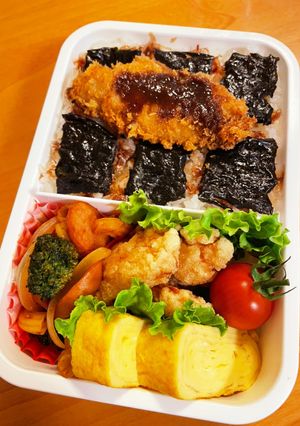 白身フライ海苔弁（覚え書き）-レシピのメイン写真