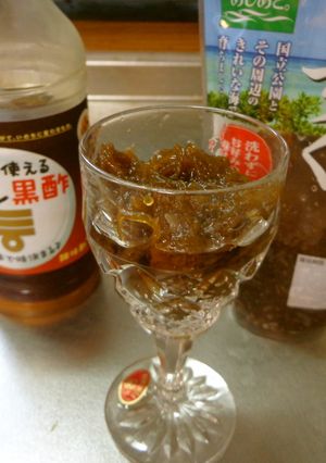 最速のスイーツに見せかけてもずく酢-レシピのメイン写真