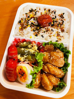鶏もも肉の照り焼き弁当(覚え書き)-レシピのメイン写真