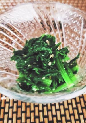 わさび菜のナムル-レシピのメイン写真